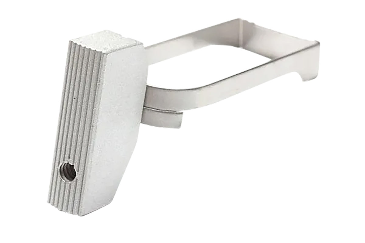 Wilson Combat Ultralight Match 1911 Flat Trigger Matte Silver Ambidextrous