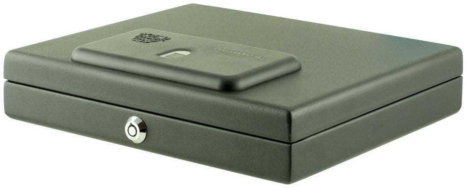 Bulldog BD4055B Magnum Top-Load Biometric Pistol Vault Fingerprint Entry Black Powder Coated Steel 11.5x9.75x2.5