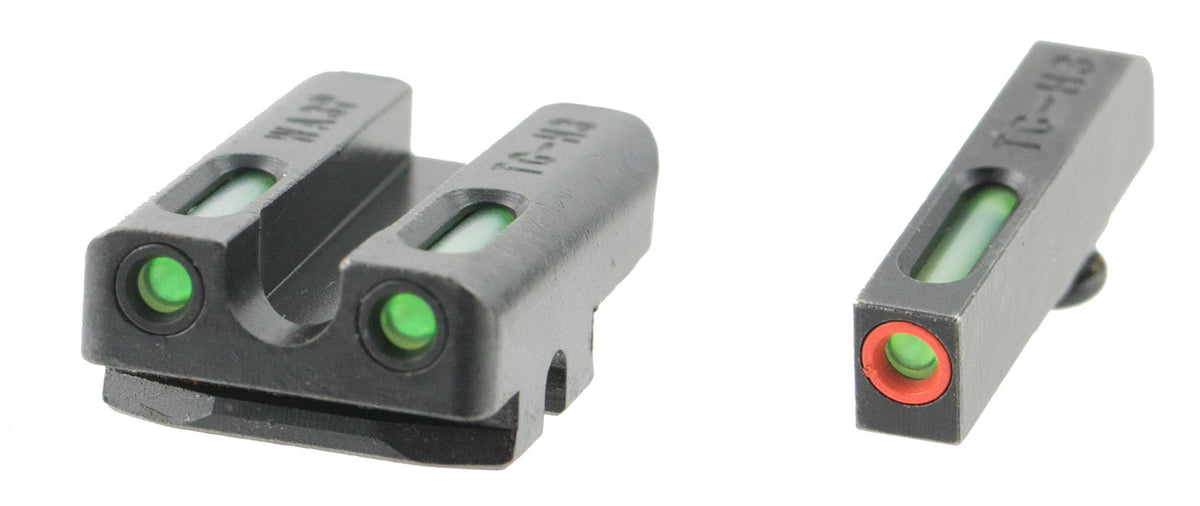 TruGlo TFX Pro TG13WA3PC Day/Night Tritium Fiber Optic Sights Orange Outline