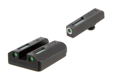 TruGlo TFX TG13TA2A Day/Night Tritium & Fiber Optic Iron Sights - White Outline
