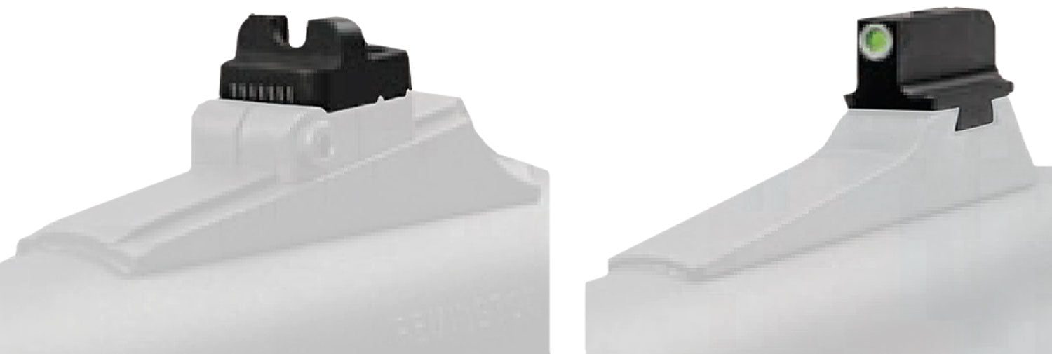 TruGlo Tritium Pro Pistol Night Sight Set Green/White Outline Front Green Rear TG231K1W