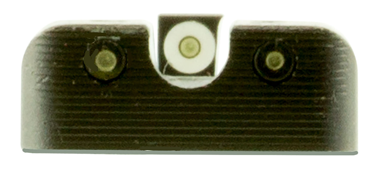 TruGlo Tritium Pro TG231H1W White Outline Front/Green Tritium Rear Iron Night Sights