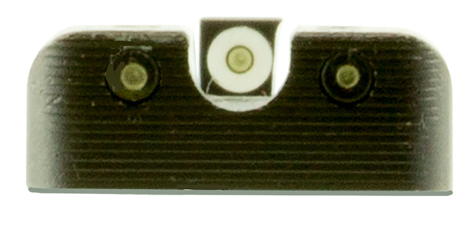TruGlo Tritium Pro TG231H1W White Outline Front/Green Tritium Rear Iron Night Sights