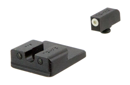 TruGlo Tritium Pro TG231T2W Green Tritium White Outline Iron Night Sights