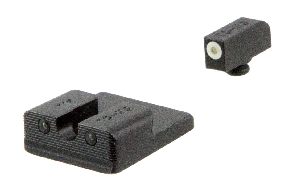 TruGlo Tritium Pro TG231T2W Green Tritium White Outline Iron Night Sights