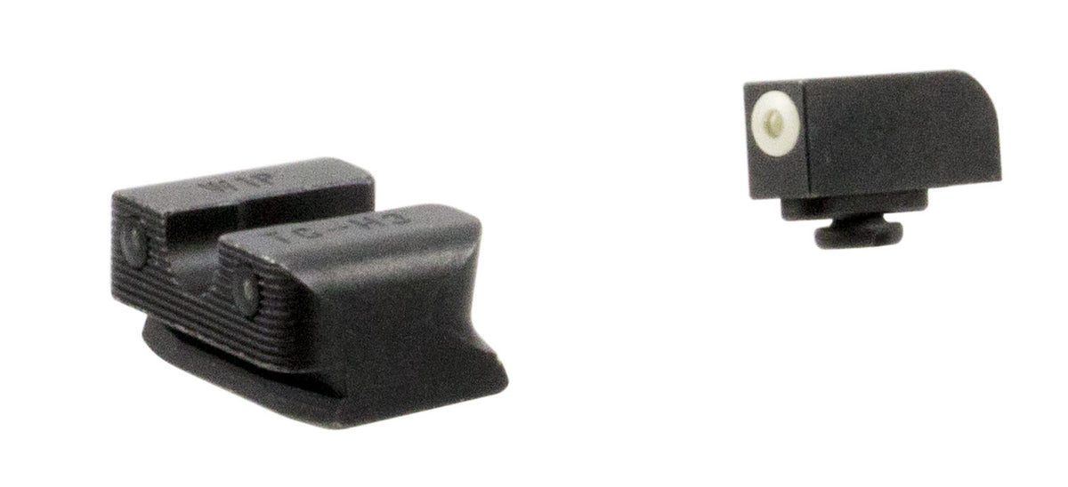 TruGlo Tritium Pro TG231W1W Green Tritium White Outline Iron Night Sights Front & Rear