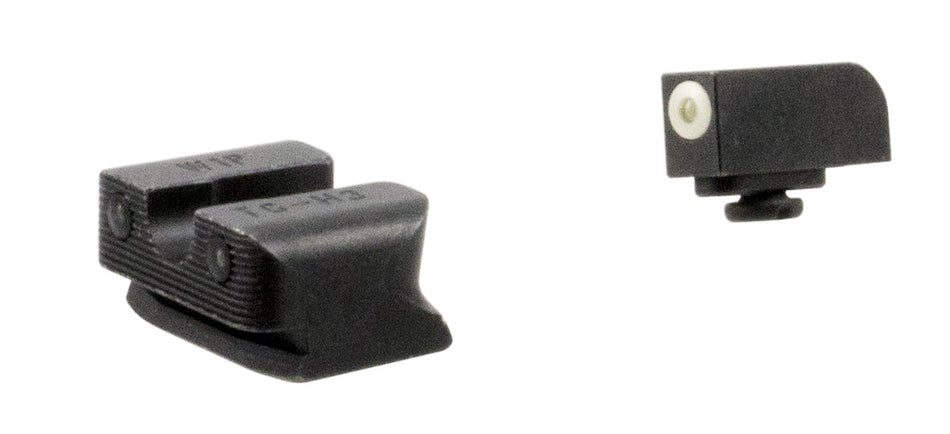 TruGlo Tritium Pro TG231W1W Green Tritium White Outline Iron Night Sights Front & Rear