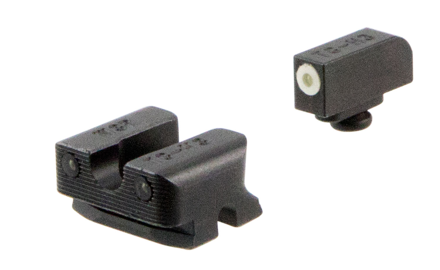 TruGlo Tritium Pro TG231W3W Green Tritium White Outline Iron Night Sights Front & Rear