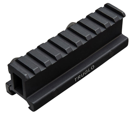 TruGlo Picatinny Rail Riser Optic Mount Matte Black Anodized TG8990B