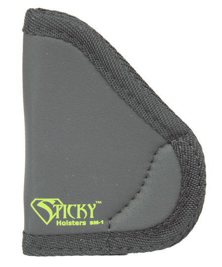 Sticky Holsters SM1 IWB Holster Size 1 Black/Green Latex Free Rubber Fits Beretta Tomcat/Bobcat 2.40-2.75" Barrel Ambidextrous