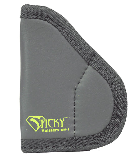 Sticky Holsters SM-1 NAA IWB Holster Size 1 Black/Green Latex Free Fits NAA Black Widow Up To 2.75" Barrel Ambidextrous
