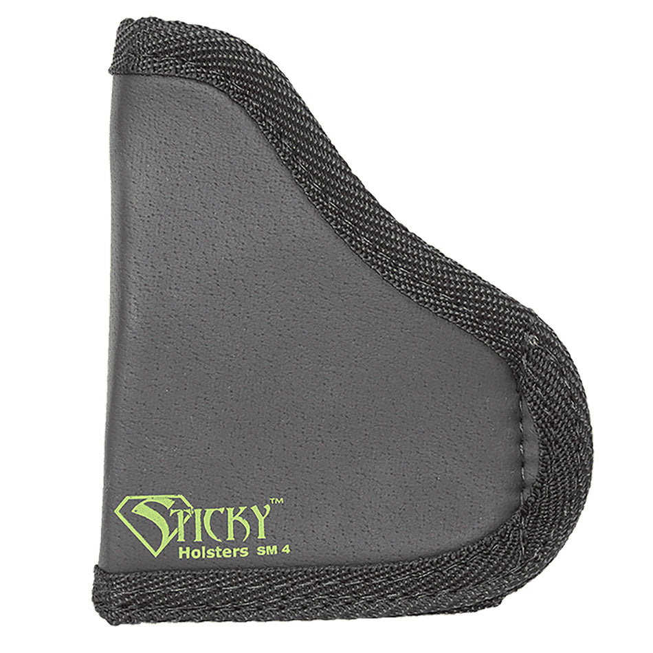 Sticky Holsters SM4 IWB Holster Size 4 Black/Green Latex Free Rubber Fits Taurus Curve/Bond Arms Back Up Ambidextrous