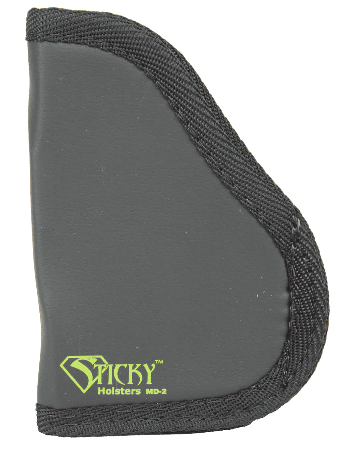 Sticky Holsters MD2 IWB Holster Black/Green Latex Free Rubber Fits S&W Shield/Springfield XD-S Ambidextrous