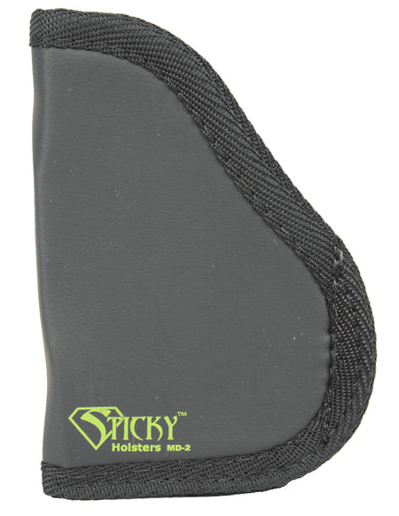 Sticky Holsters MD2 IWB Holster Black/Green Latex Free Rubber Fits S&W Shield/Springfield XD-S Ambidextrous