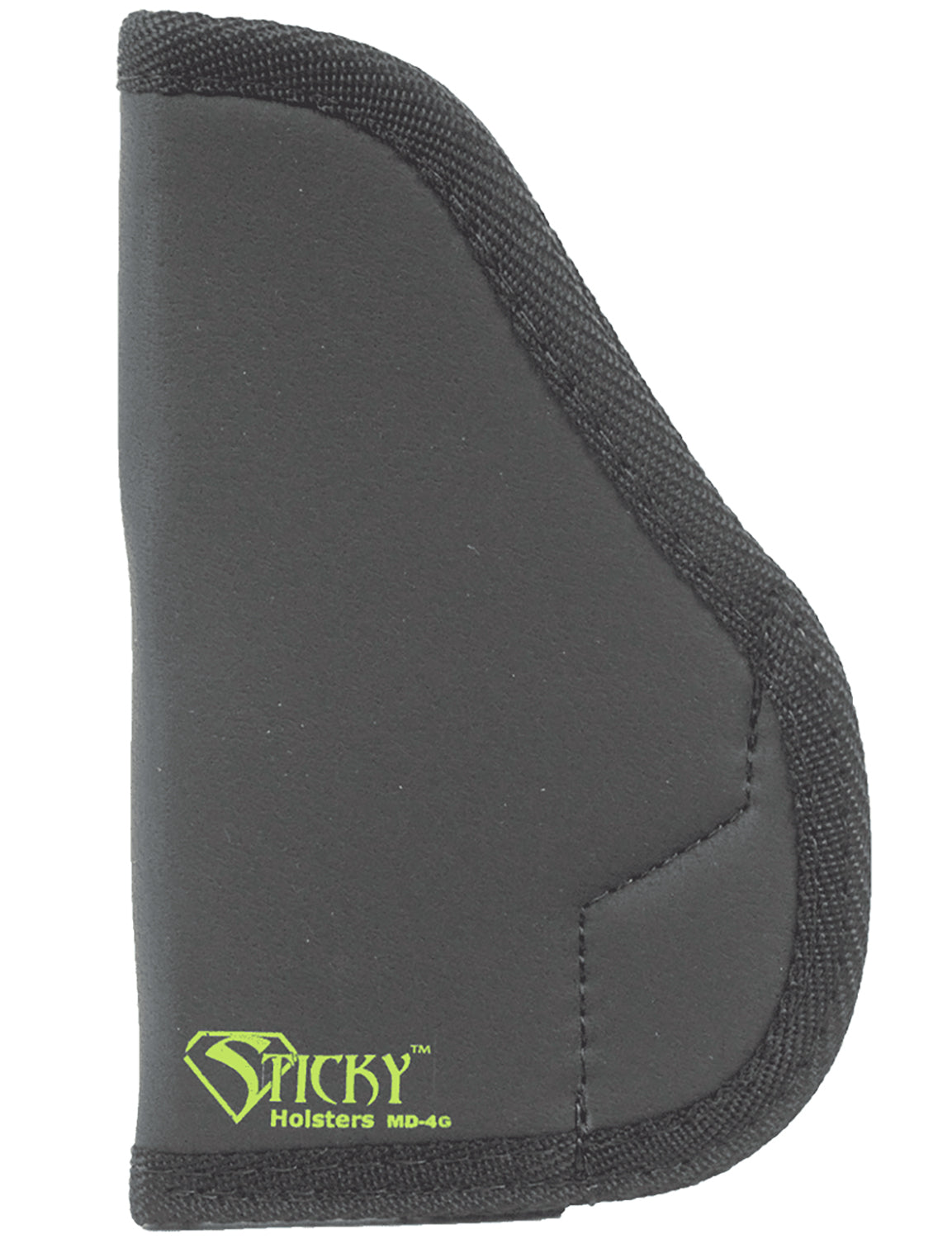 Sticky Holsters MD4GEN1 IWB Holster Black/Green Latex Free Rubber Fits Glock 26/27 Subcompact Ambidextrous