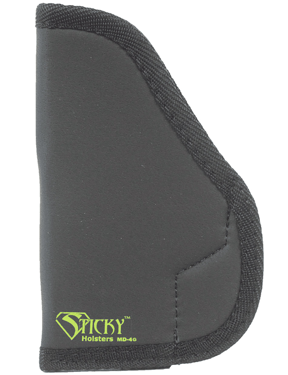 Sticky Holsters MD4GEN1 IWB Holster Black/Green Latex Free Rubber Fits Glock 26/27 Subcompact Ambidextrous