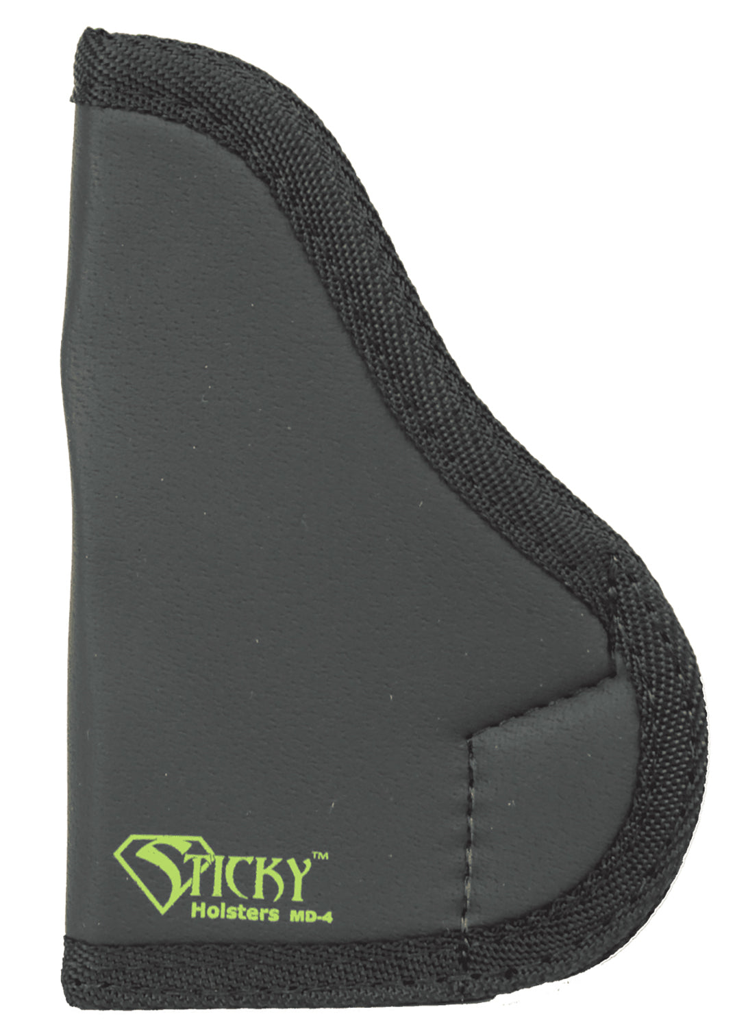 Sticky Holsters MD4 IWB Holster Black/Green Latex Free Rubber Fits Med Semi-Auto Handguns Ambidextrous