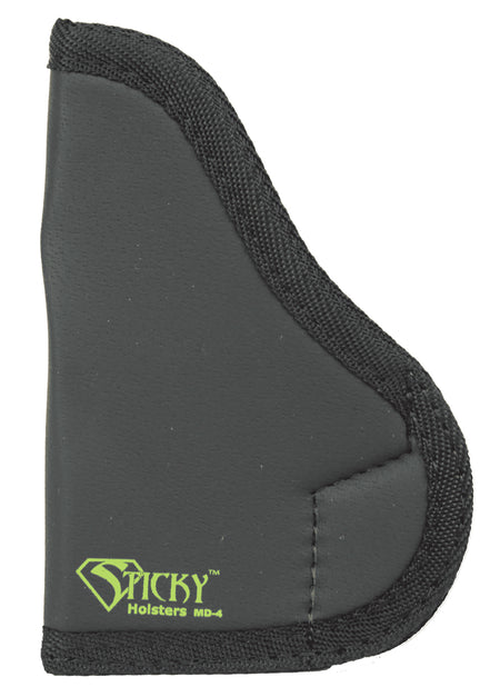 Sticky Holsters MD4 IWB Holster Black/Green Latex Free Rubber Fits Med Semi-Auto Handguns Ambidextrous