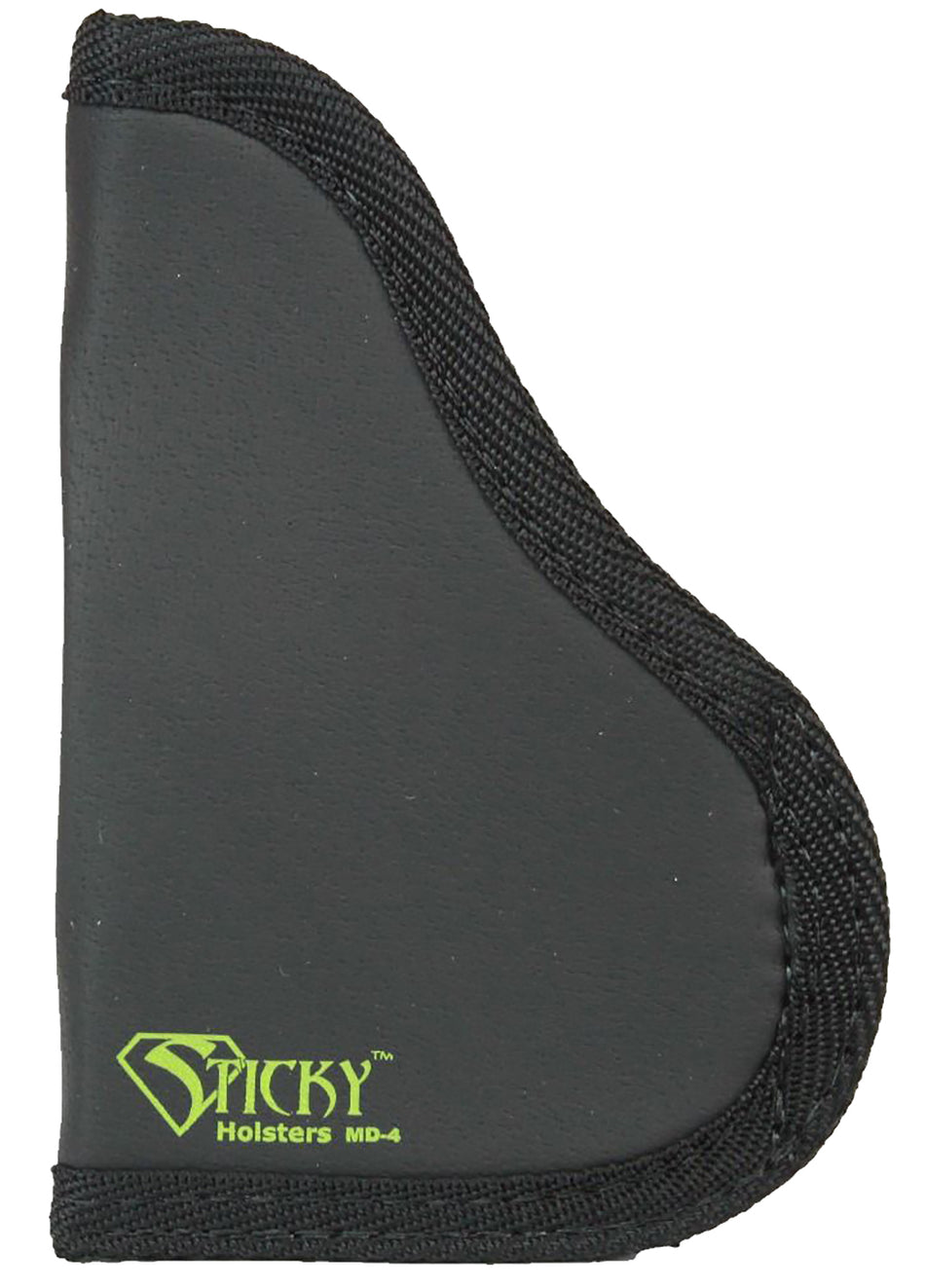 Sticky Holsters MD4MODLAS IWB Holster Black/Green Latex Free Rubber Fits Medium Semi-Auto Pistol with Laser Ambidextrous