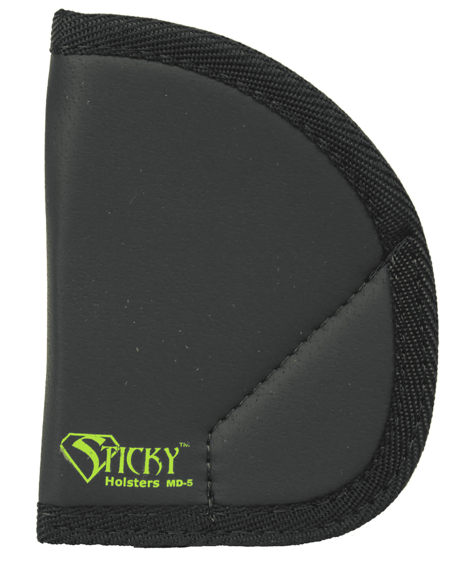 Sticky Holsters MD5 IWB Holster Black/Green Latex Free Rubber Fits Ruger LCR/Smith & Wesson J-Frame Ambidextrous