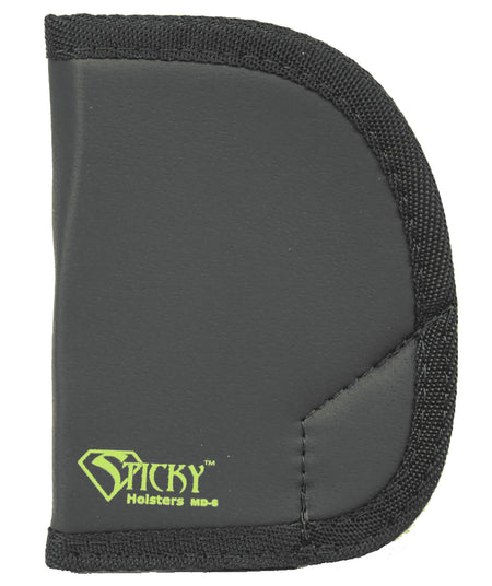 Sticky Holsters MD6 IWB Holster Black/Green Latex Free Rubber Fits Ruger SP101 Ambidextrous