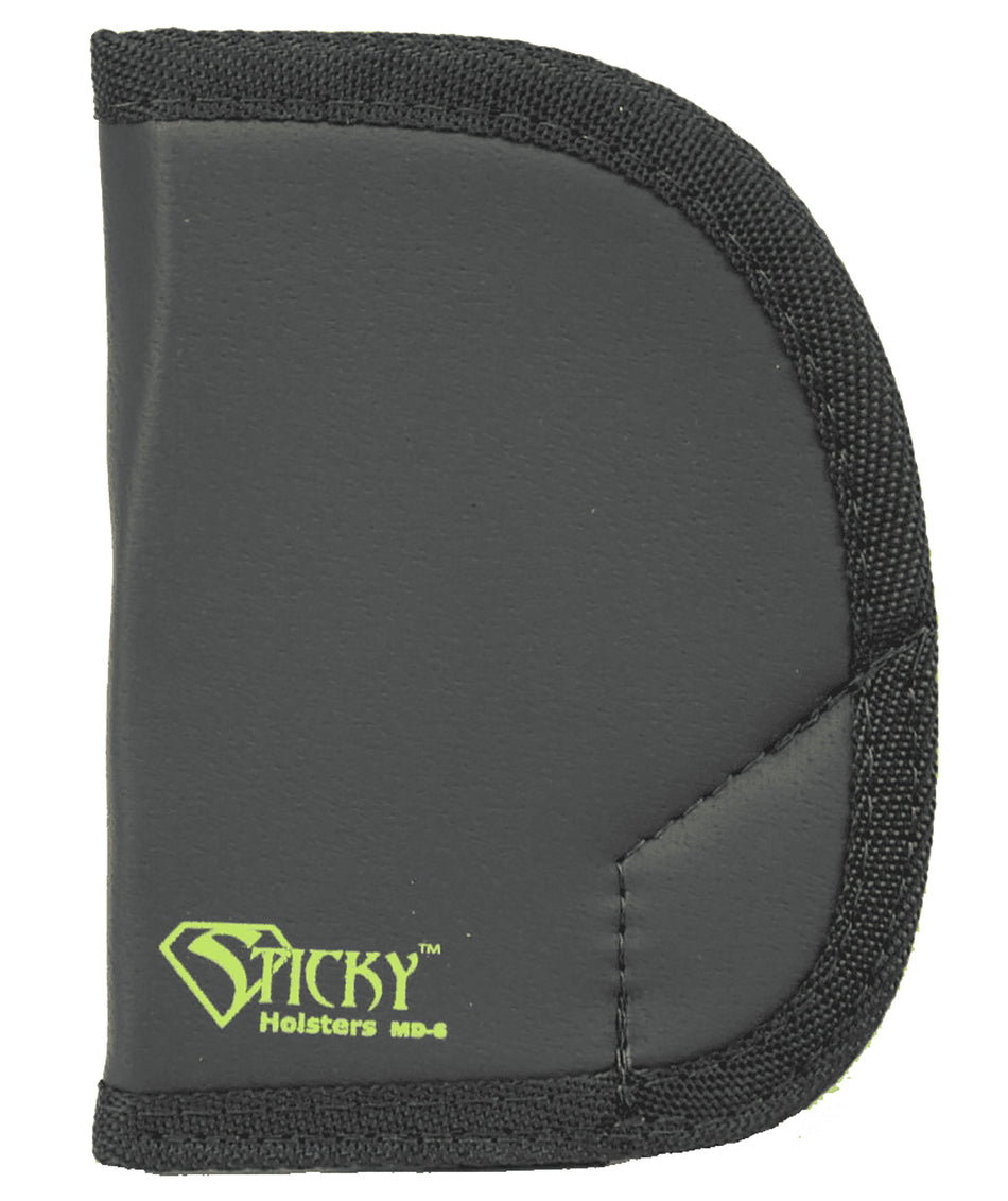 Sticky Holsters MD6 IWB Holster Black/Green Latex Free Rubber Fits Ruger SP101 Ambidextrous