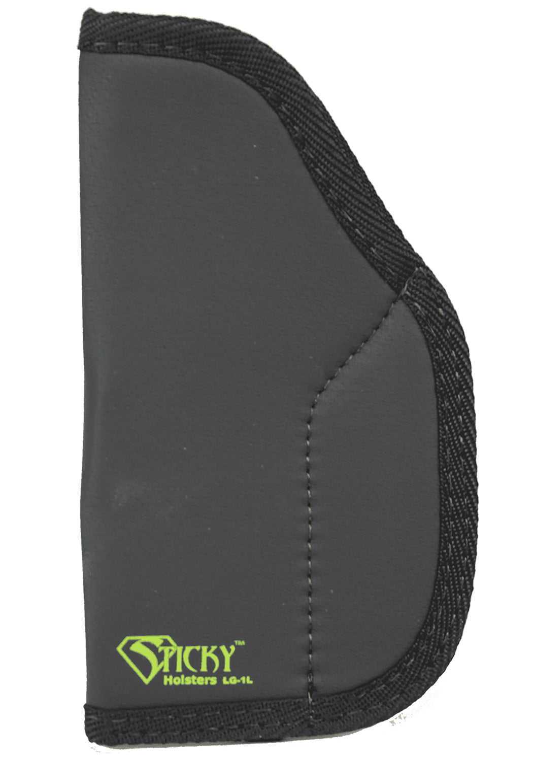 Sticky Holsters LG1L IWB Holster Black/Green Latex Free Rubber Fits 1911 Full-Size with 5" Barrel Ambidextrous