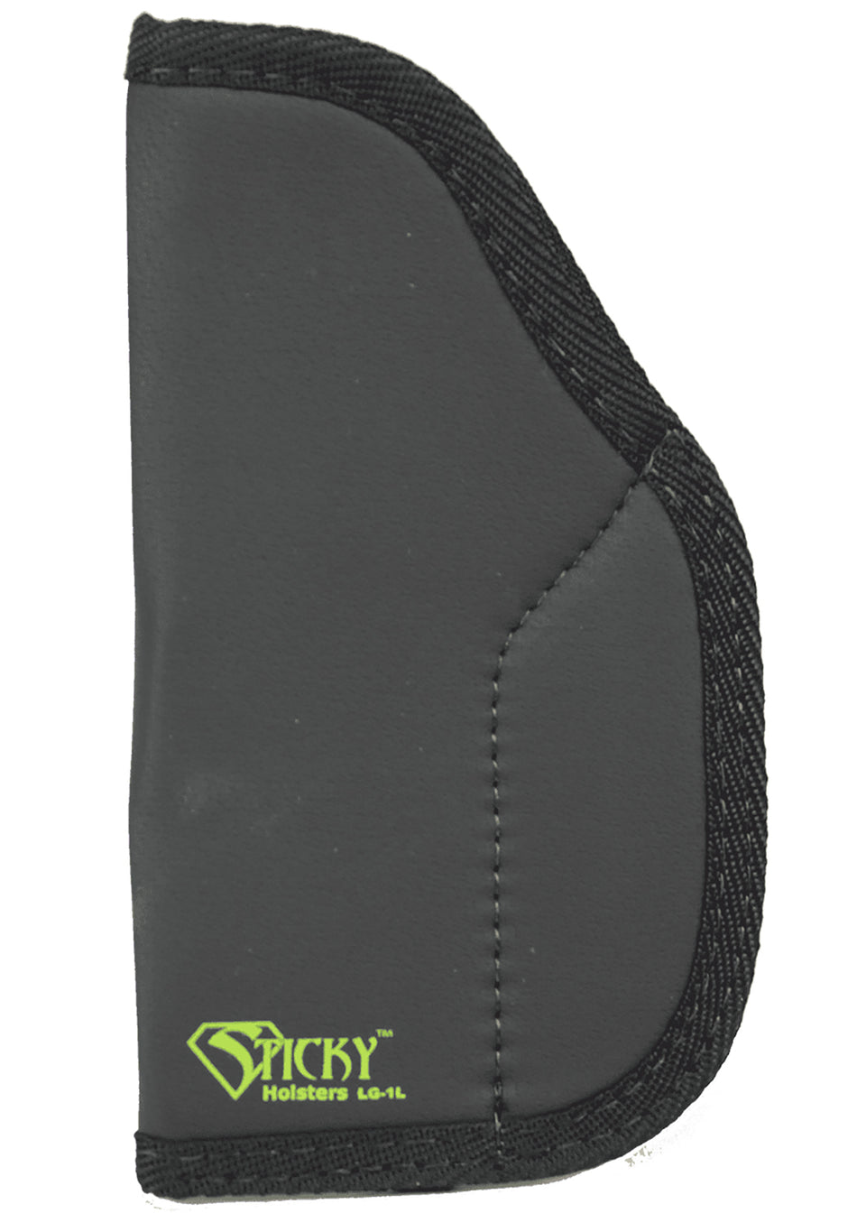 Sticky Holsters LG1L IWB Holster Black/Green Latex Free Rubber Fits 1911 Full-Size with 5" Barrel Ambidextrous