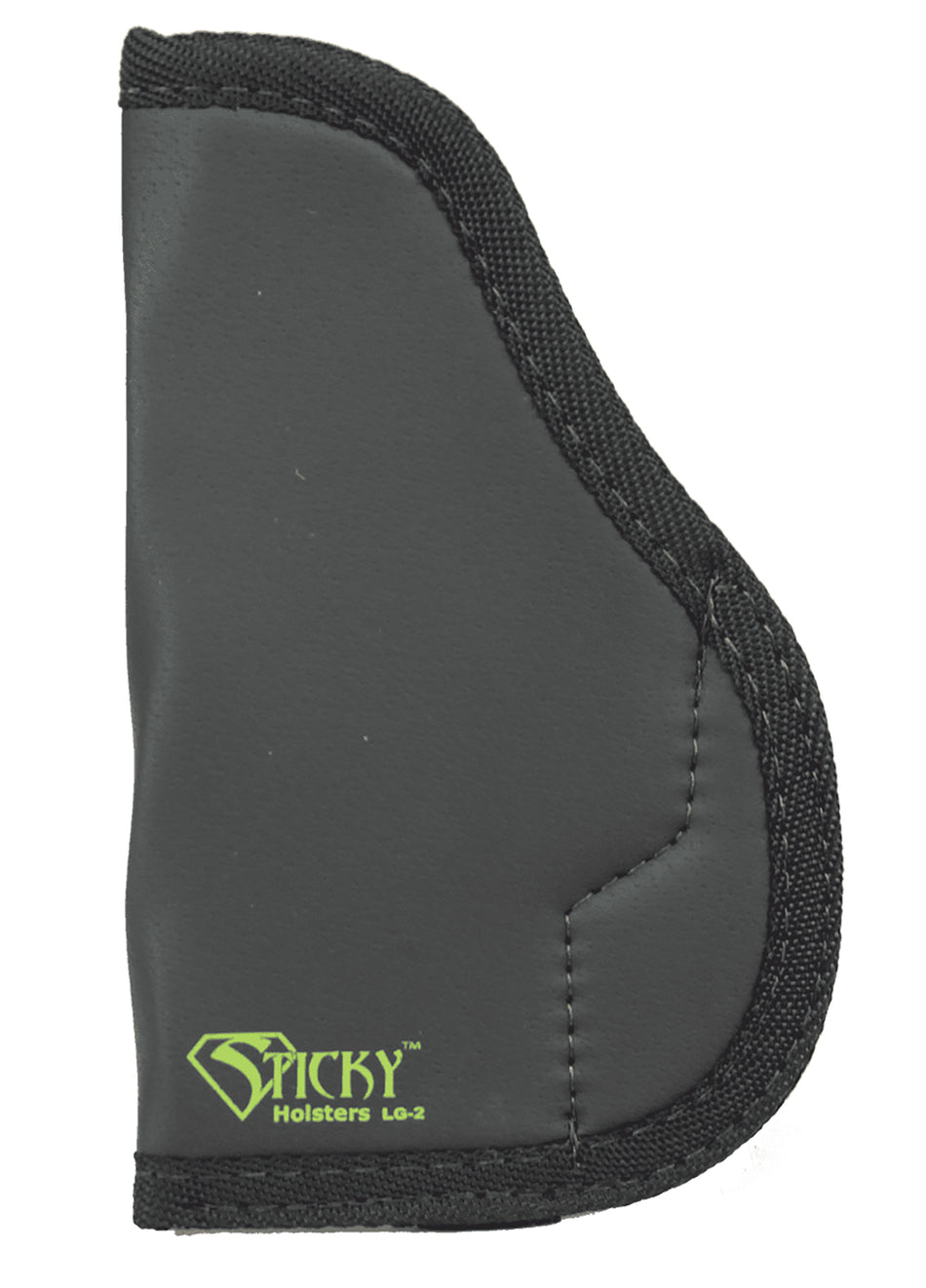 Sticky Holsters LG2 IWB Holster Black/Green Latex Free Rubber Fits Medium/Large Semi-Auto Pistols Ambidextrous