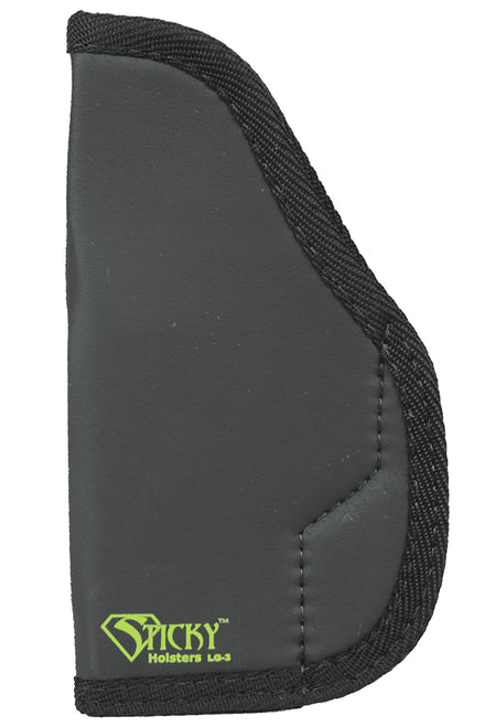 Sticky Holsters LG3 IWB Holster Black/Green Latex Free Rubber Fits Glock Pistols Up To 4.75" Barrel Ambidextrous