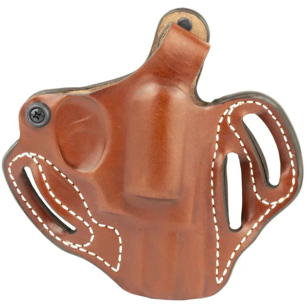 DeSantis Thumb Break Scabbard Right-Hand Black Leather Holster - Colt Agent/Charter Bulldog 2in/Ruger SP101