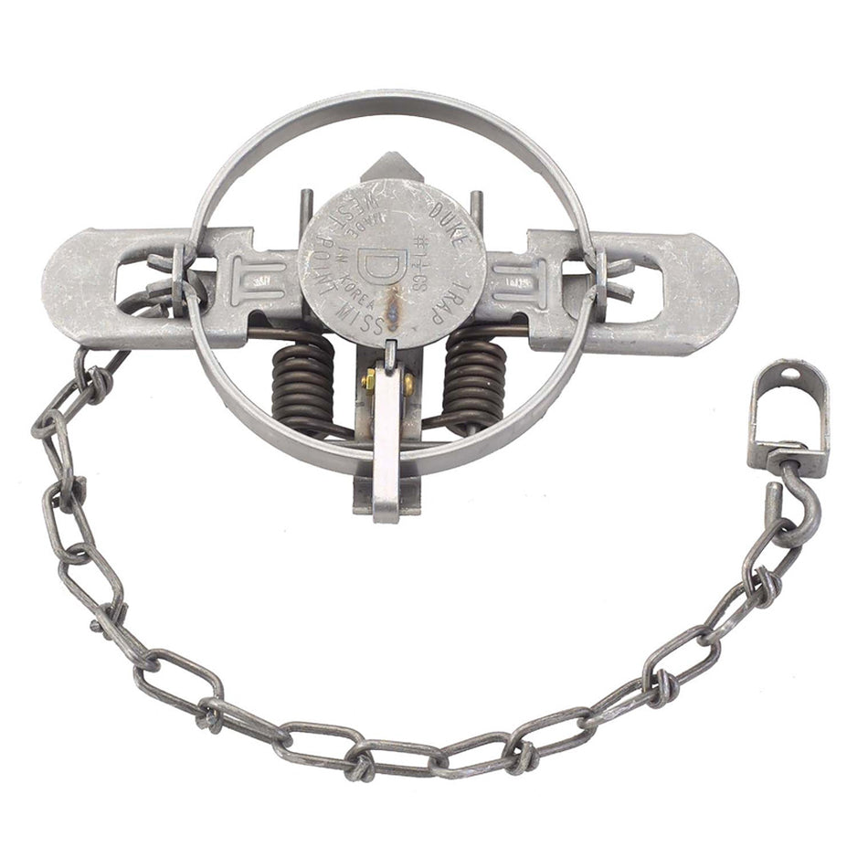 Duke No. 1 1/2 Coil Spring Leg-Hold Trap 4.75" Jaw