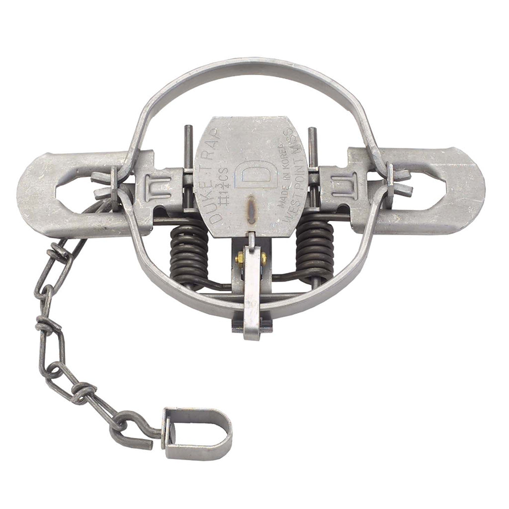 Duke No. 1.75 Coil Spring Leg-Hold Trap 5.25" Jaw