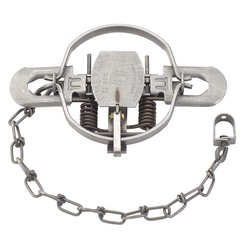 Duke No. 2 Coil Spring Leg-Hold Trap 5.5" Jaw