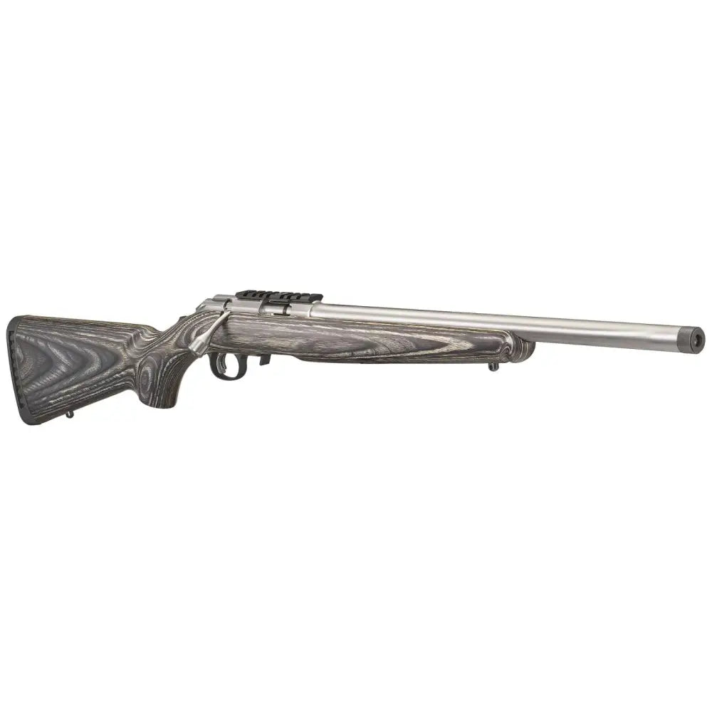 Ruger American Rimfire Target 22 LR Stainless Rifle, Black Laminate Stock, 18"