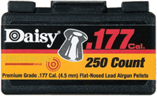 Daisy 177 Cal Flat Nose Lead Pellets 250 Ct Belt Pack 12-Pack Carton