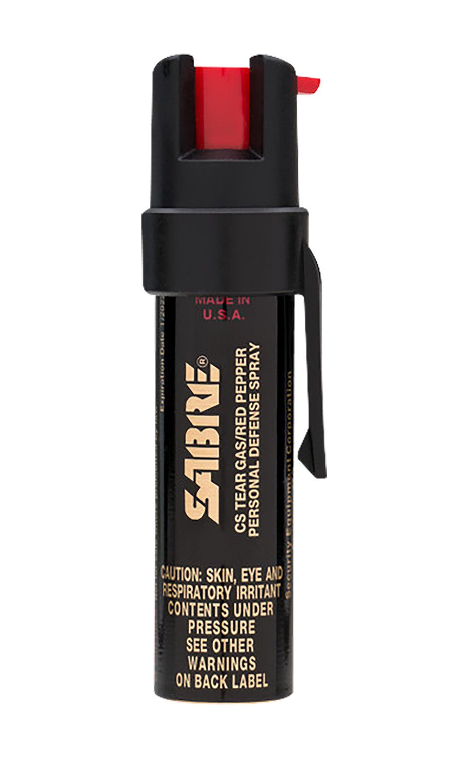 Sabre P22 Pocket Pepper Spray 0.75oz 8-10ft Range UV Marking Dye Locking Top