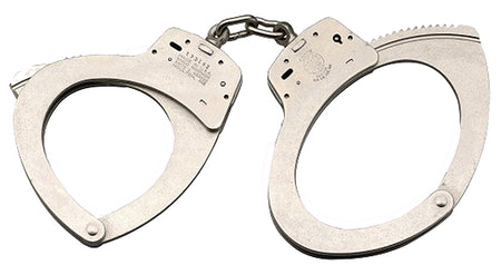 S&W 350118 Model 110 Large Nickel Steel Slot Lock Handcuffs