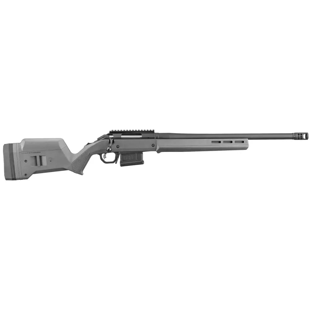 dRUGER AMERICAN HUNTER 308WIN 20" MT BLK THRDED BBL, GRY MAGPUL STOCK, 5RD DETACH MAGPUL MAG