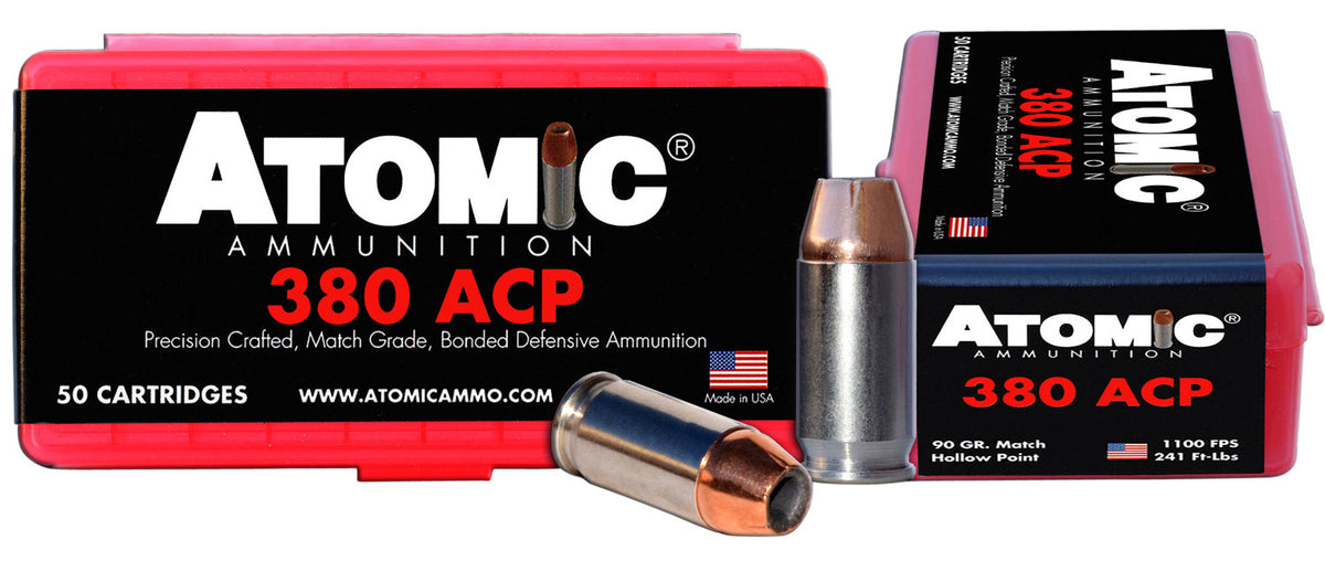 Atomic .380 ACP/Auto 414 Precision Craft Hollow Point HP 90 Grain