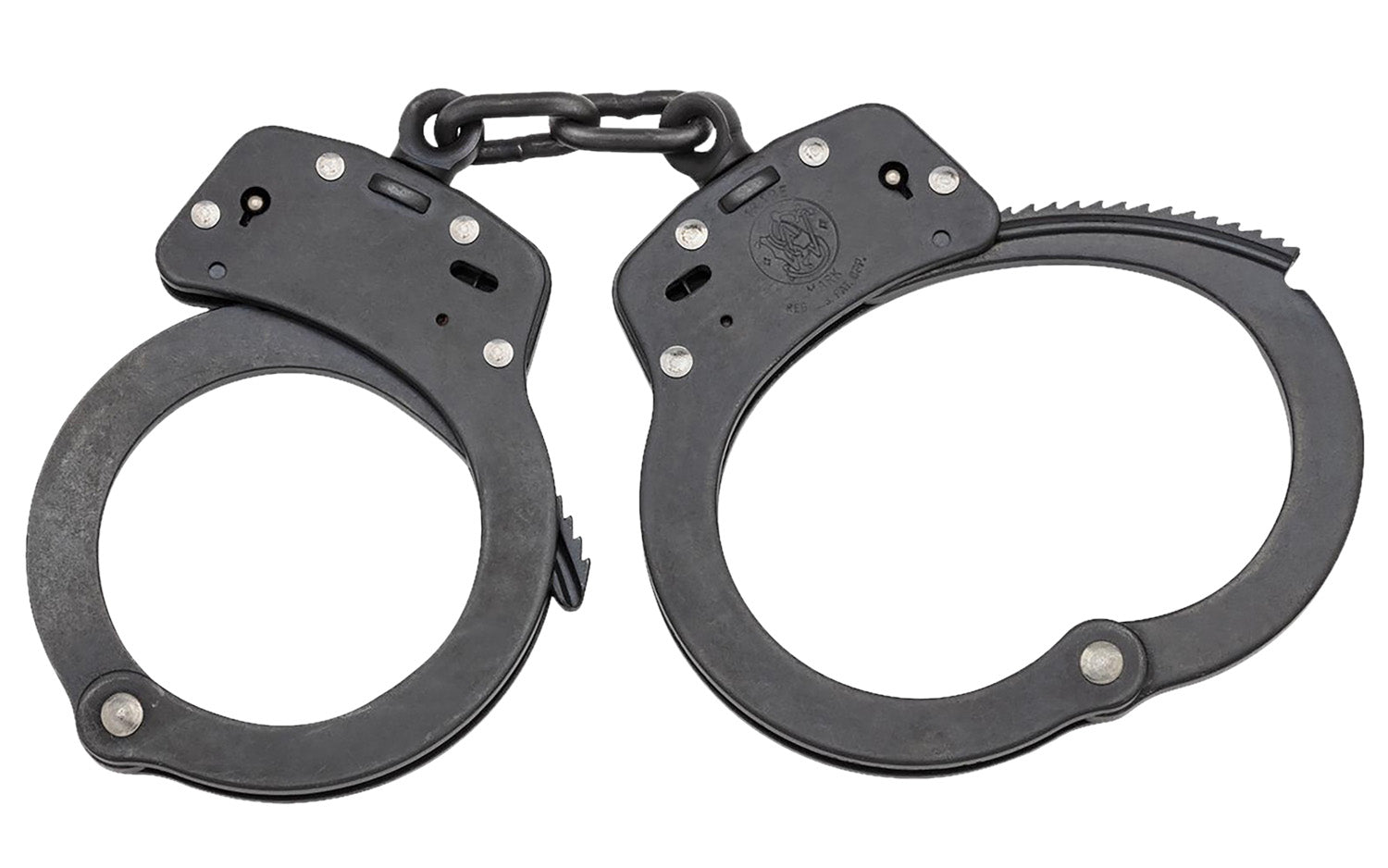 S&W 350101 Model 100 Blued Steel Double Lock Handcuffs