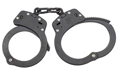 S&W 350101 Model 100 Blued Steel Double Lock Handcuffs