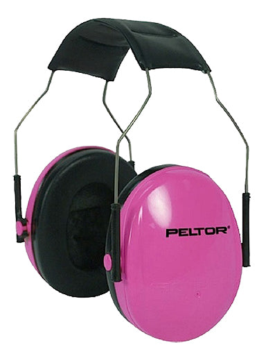 3M Peltor 97022 22 dB Small Shooting Earmuff Black and Pink