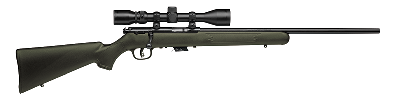 Savage Arms 26721 Mark II FXP 22 LR 5+1 21" Rifle with 3-9x40mm Scope, Olive Green Stock