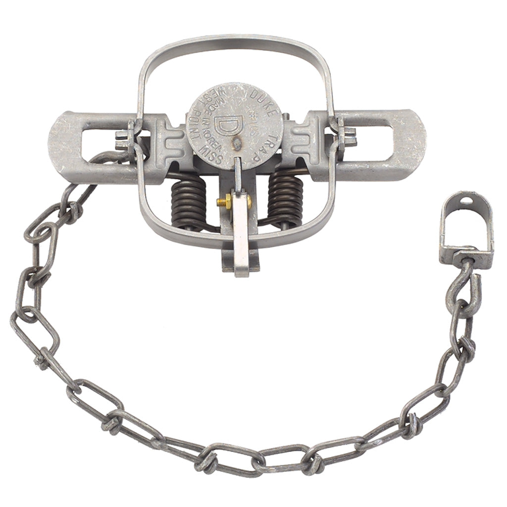 Duke Coil Spring Trap Size No. 1 4-Inch Jaw Spread