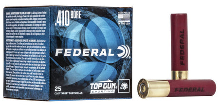 Federal .410 Bore Shotgun Shells Top Gun Sporting #9 1/2 oz 2.5 in