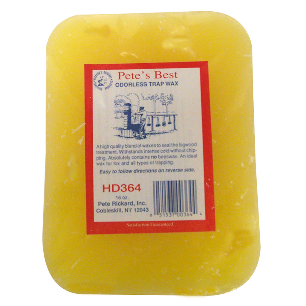 Rickards Pete's Best 1 lb. Trap Wax for Logwood Treatment