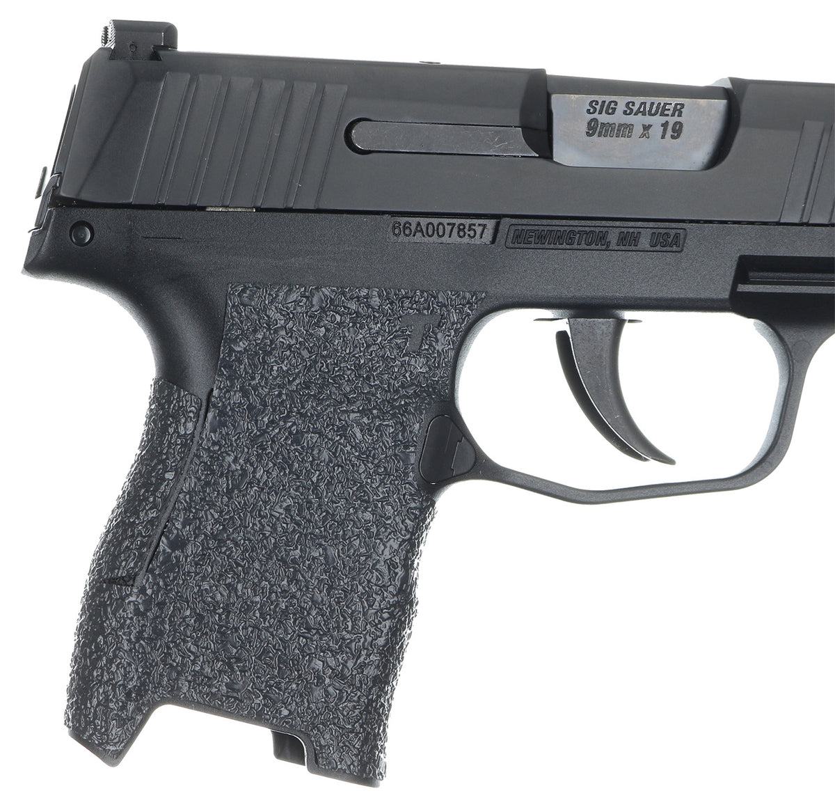 Talon Grips 001R Black Textured Rubber Stick-On Grip, Sig Sauer P250/P320 Compact