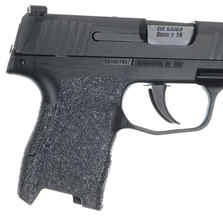 Talon Grips 001R Black Textured Rubber Stick-On Grip, Sig Sauer P250/P320 Compact