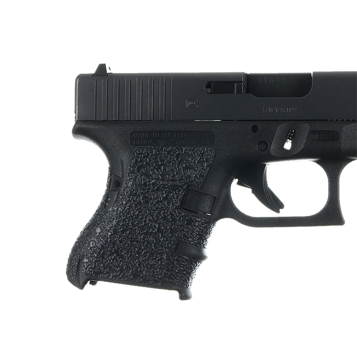 Talon Grips 105R Black Textured Rubber Grip Wrap for Glock Gen3 26/27/28/33/39
